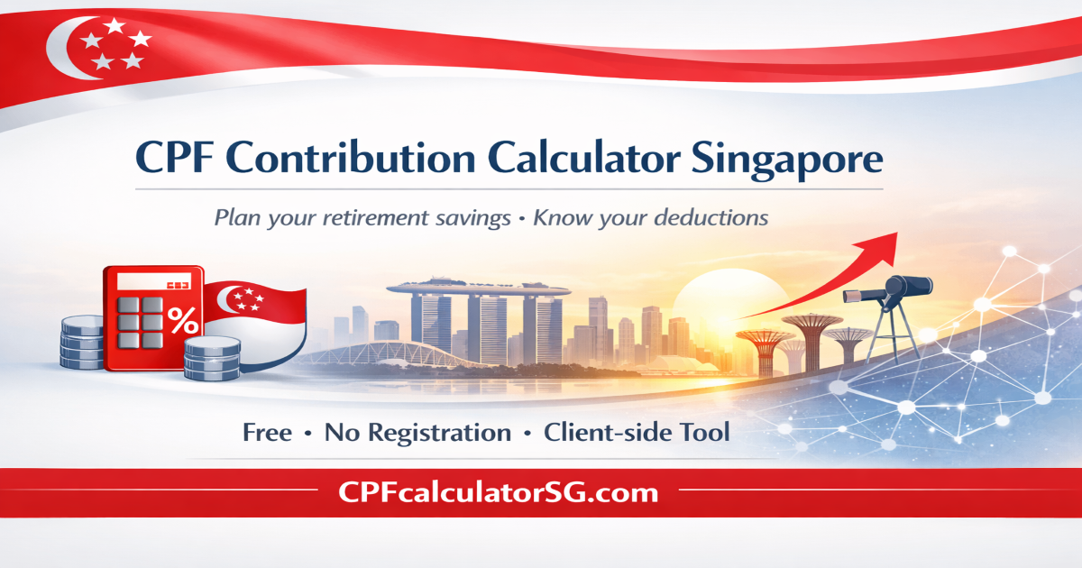 Cpf Rate Table CPF Contribution Rates 2026 — Full Table by Age